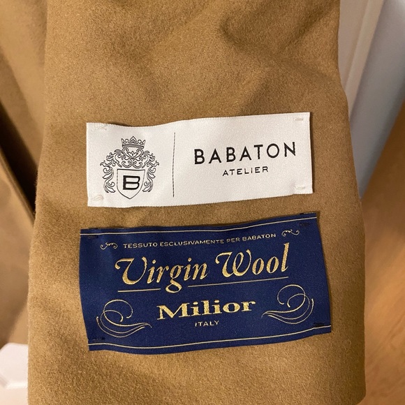 Aritzia Babaton The Stedman Wool Coat Small Seville - Picture 5 of 5